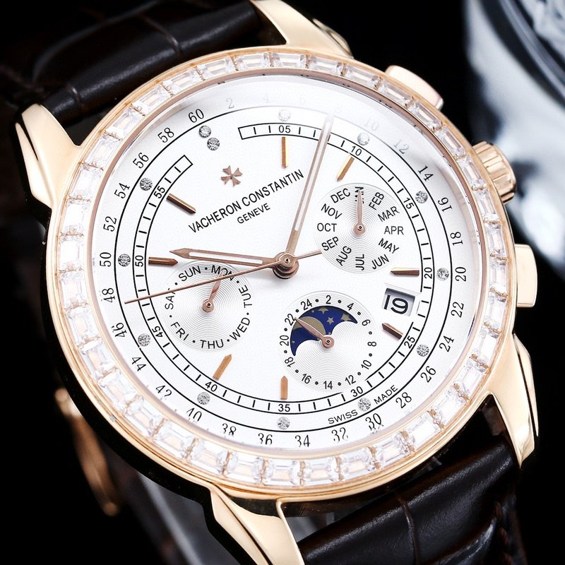 바쉐론 콘스탄틴 전승 시리즈 다품능 문페어 커플 시계 001-171056