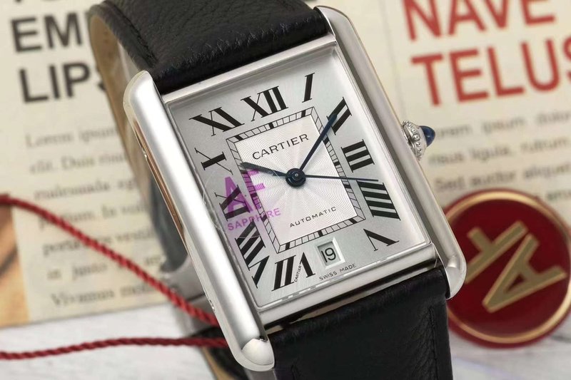 까르띠에 탱크 시리즈 빈티지 사각형 시계 001-171208