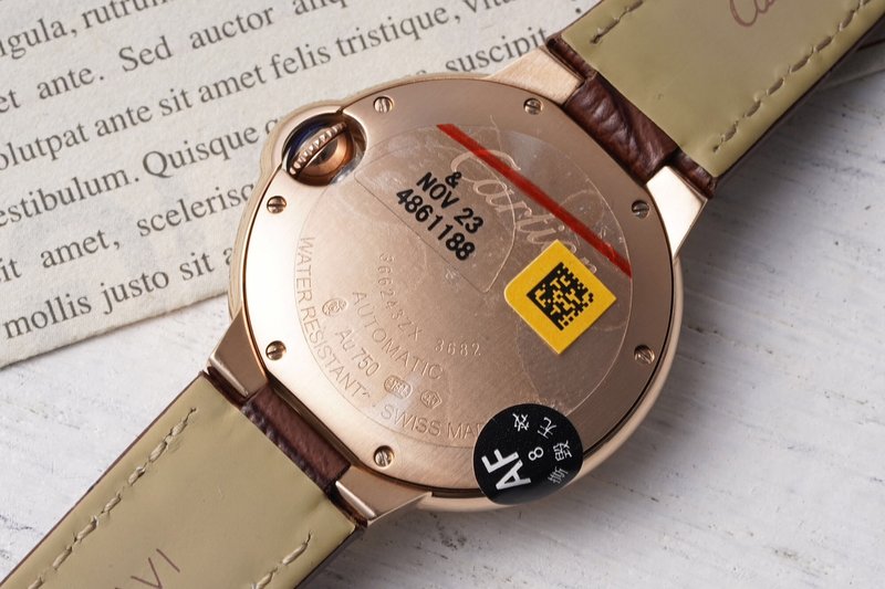까르띠에 발롱블루 33mm 스테인리스 스틸 시계 001-171240
