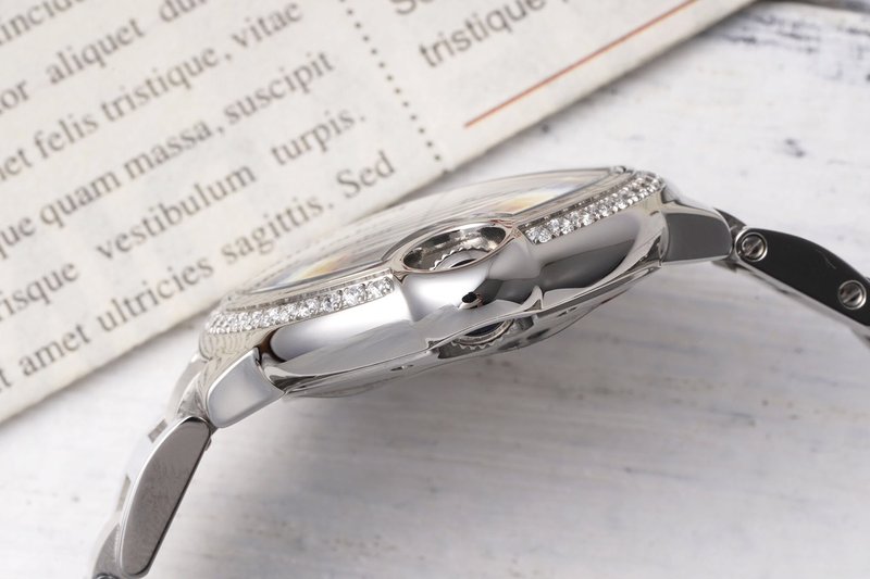까르띠에 발롱블루 33mm 스테인리스 스틸 시계 001-171242
