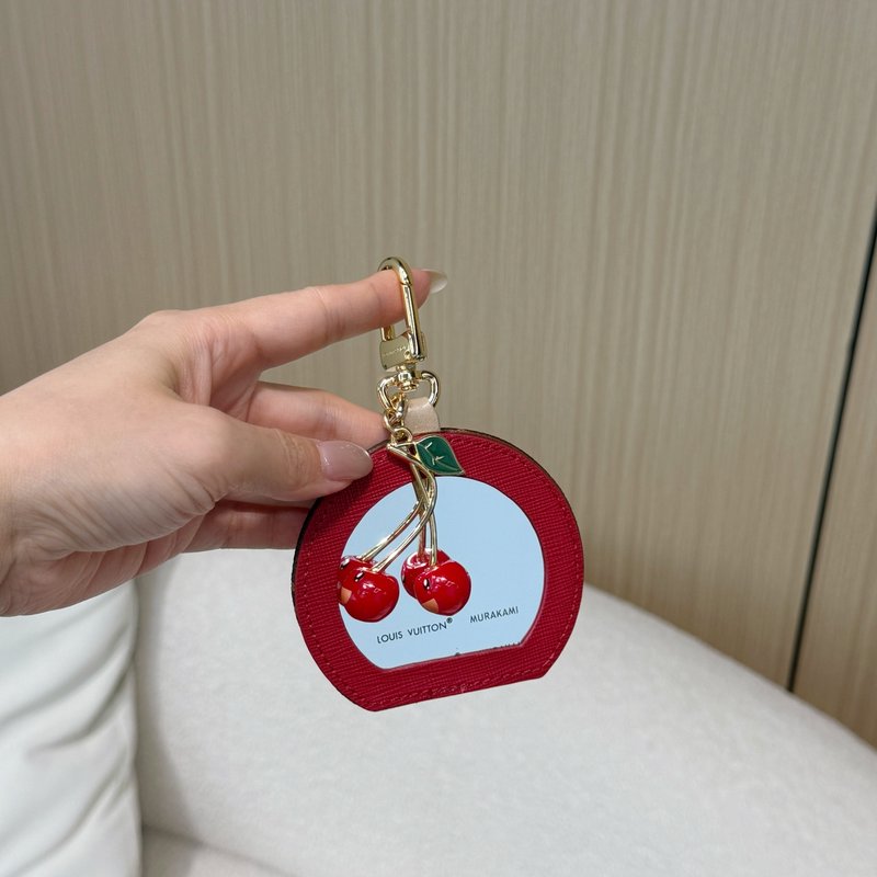 루이 체리 미니 미러 백 장식 키홀더 001-171301