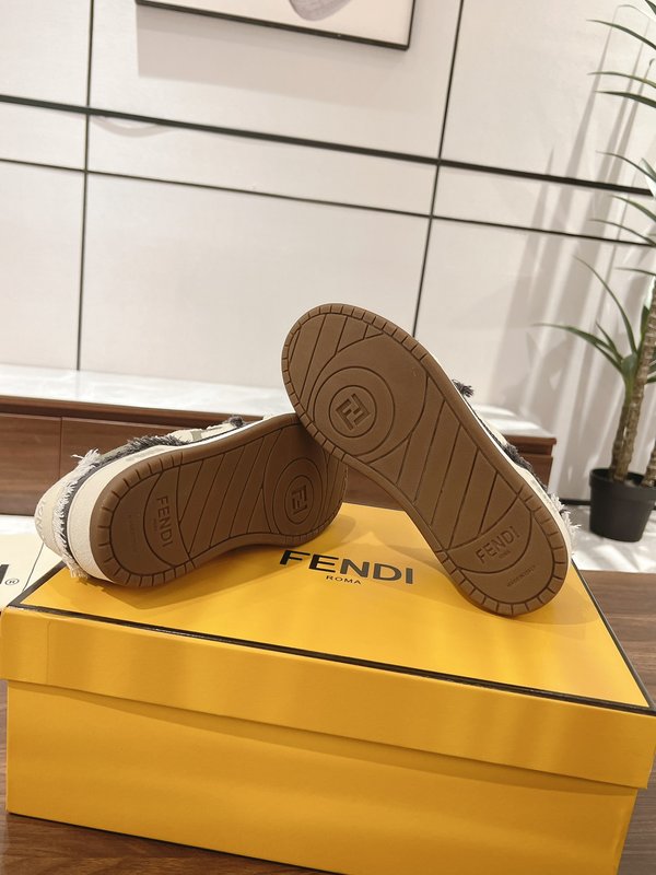 펜디 커플 레트로 캐주얼 운동화 001-171383
