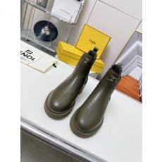 펜디 두꺼운 밑단 앵클부츠 001-171391