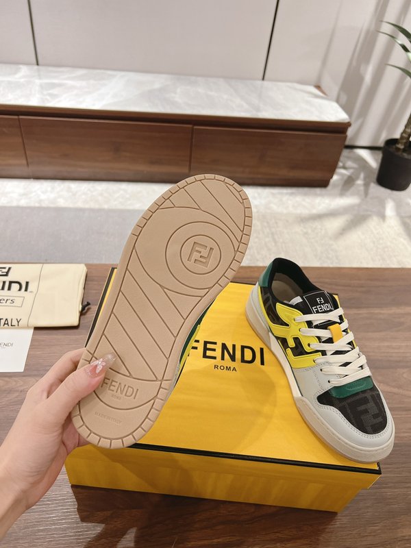 펜디 커플 레트로 캐주얼 운동화 001-171393