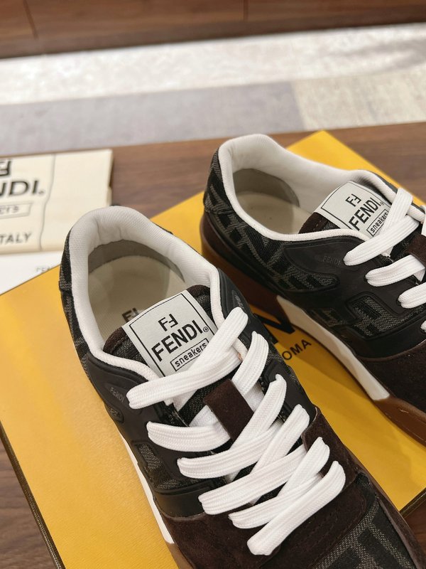 펜디 커플 레트로 캐주얼 운동화 001-171394