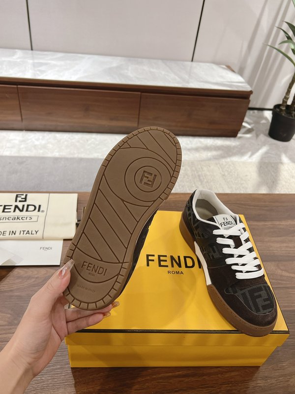 펜디 커플 레트로 캐주얼 운동화 001-171394