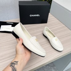 샤넬풍 빈티지 라운드 토 로퍼 슈즈 001-171508