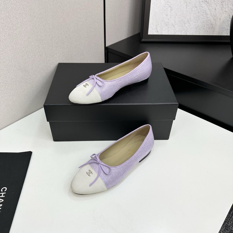 클래식 투톤 슬링백 발레리나 슈즈 001-171572