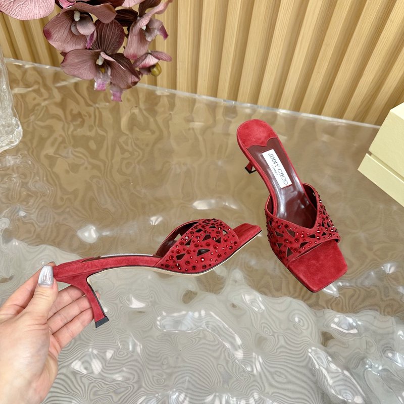 지미추 양경 다이아몬드 포인트 힐 샌들 001-171744