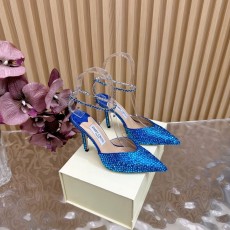 지미추 거울 광택 페이던트 뾰족구두 힐 샌들 001-171840