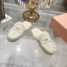 미우미우 울 로퍼 빈티지 패션 슬리퍼 001-171914
