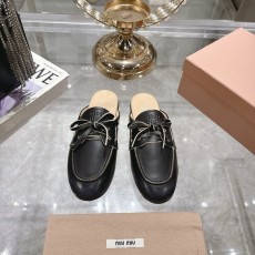 미우미우 빈티지 레이스 플랫 샌들 001-171943