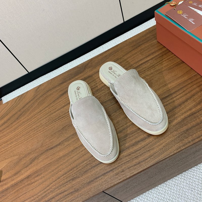 로로피아나 남성 빈티지 스웨이드 뮬 001-172085