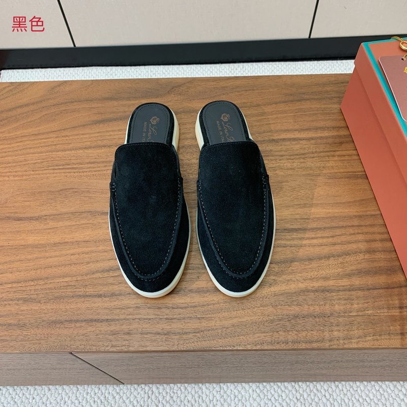 로로피아나 남성 빈티지 스웨이드 뮬 001-172086