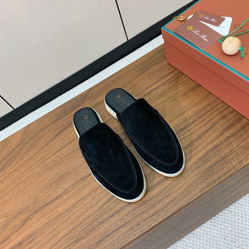 로로피아나 남성 빈티지 스웨이드 뮬 001-172086