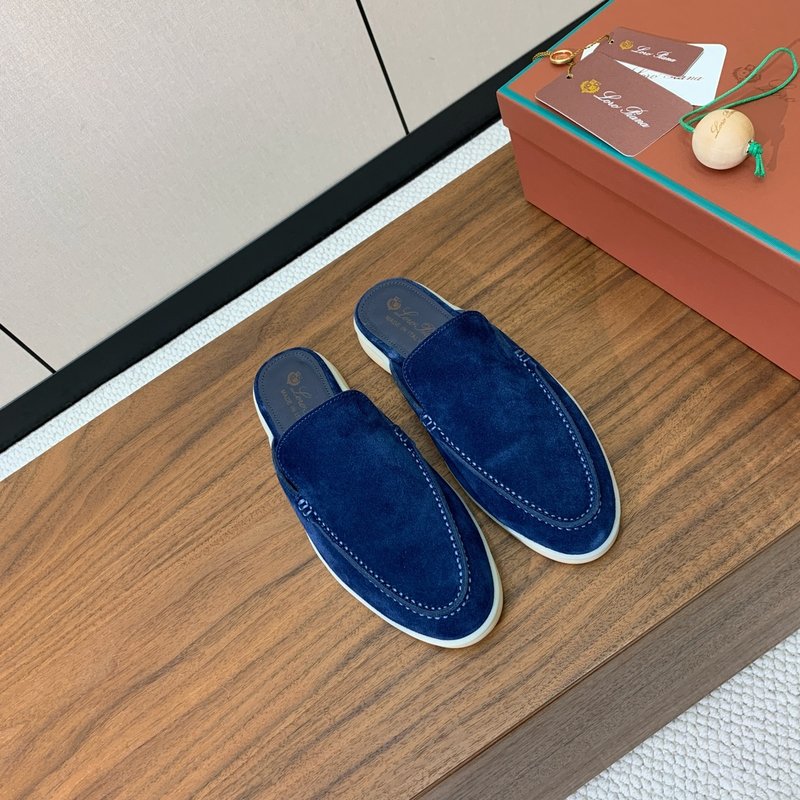 로로피아나 남성 빈티지 스웨이드 뮬 001-172087