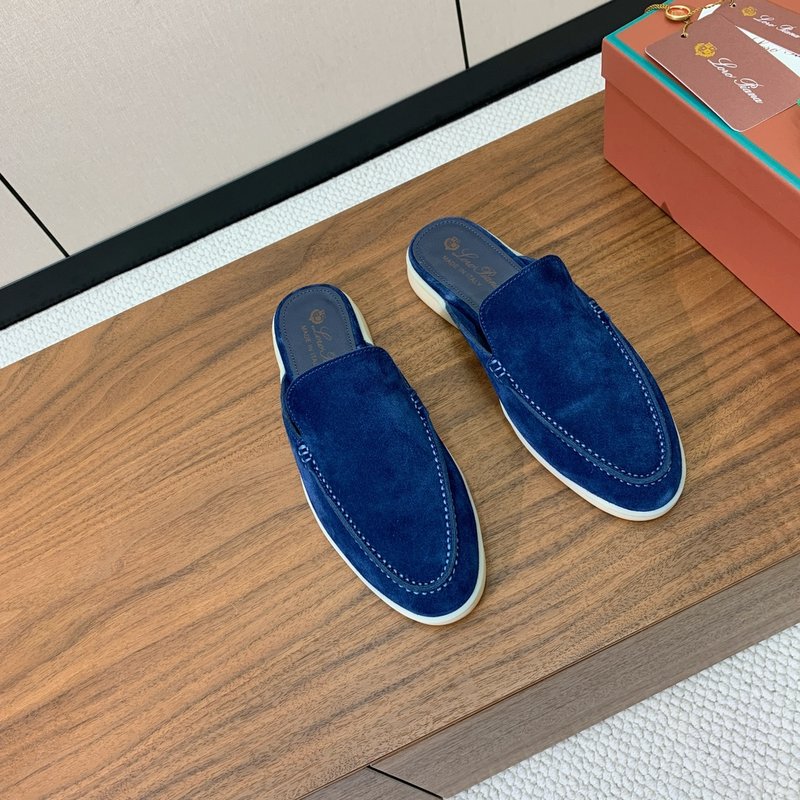 로로피아나 남성 빈티지 스웨이드 뮬 001-172087