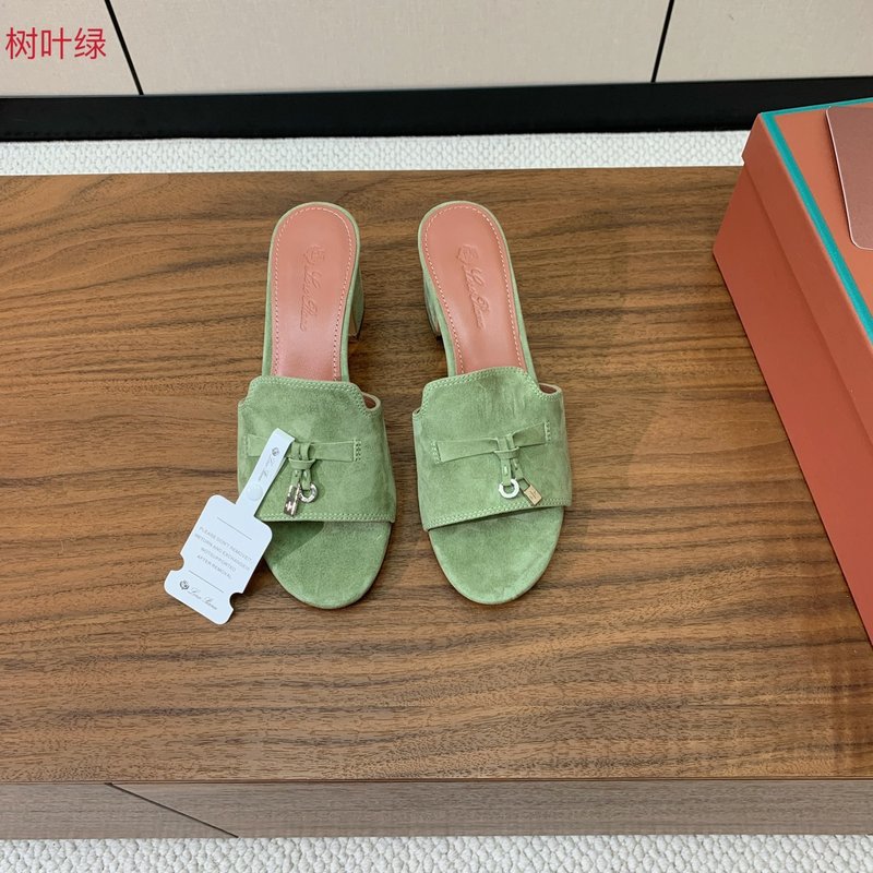 스웨이드 미들힐 슬리퍼 001-172096