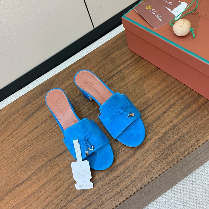 스웨이드 미들힐 슬리퍼 001-172107