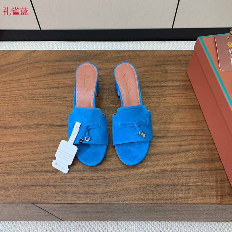 스웨이드 미들힐 슬리퍼 001-172107