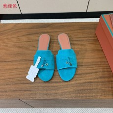 스웨이드 플랫 슬리퍼 001-172115