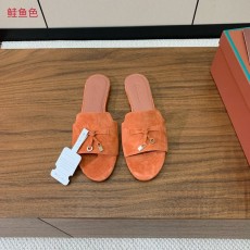 로로피아나 스웨이드 플랫 슬리퍼 001-172119