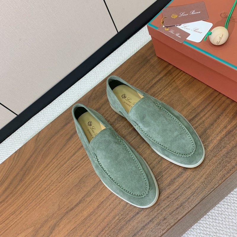 로로 피아나 남성 스웨이드 로퍼 001-172234