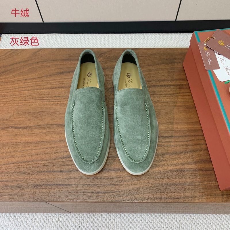 로로 피아나 남성 스웨이드 로퍼 001-172234
