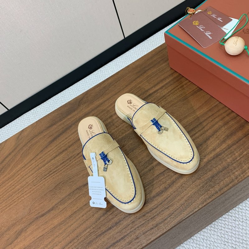 로로피아나 캐시미어 록 스티치 뮬 001-172253