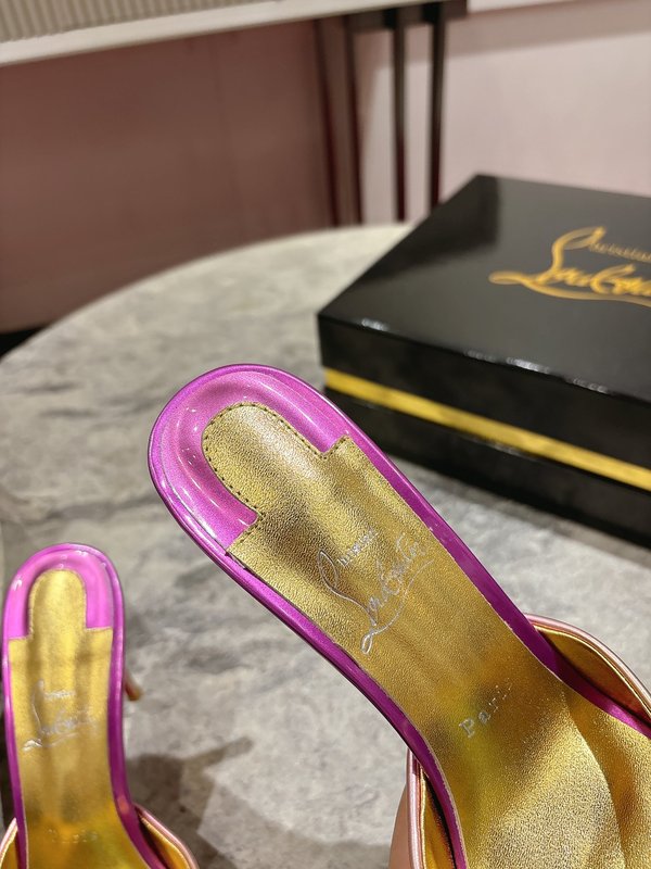 오픈 토 하이힐 샌들 여성용 001-172668