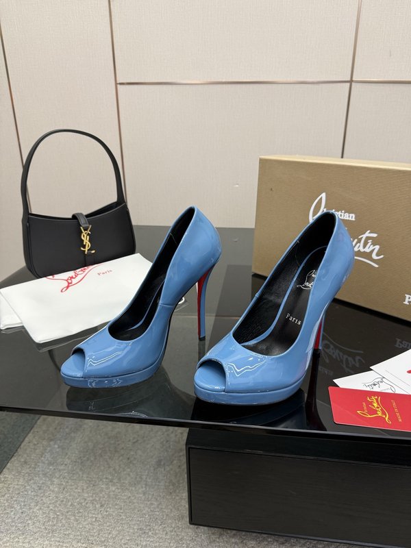루부탱 에나멜 원스트랩 레드솔 하이힐 001-172699