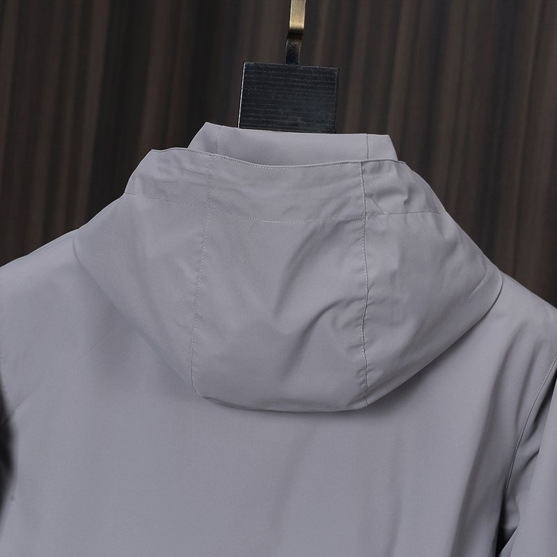 버버리 남성 캐주얼 후드 트렌치 코트 001-172874