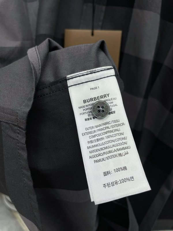 버버리 클래식 체크 긴팔 셔츠 001-172930