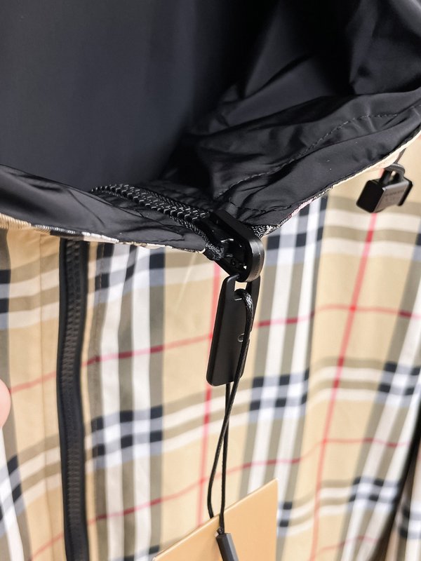 버버리 남성 체크 후드 자켓 아우터 001-172976