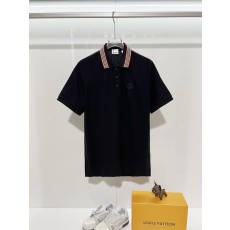 버버리 컬러 블록 스트라이프 자수 폴로 셔츠 001-173099