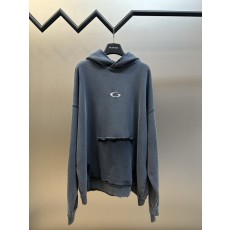 발렌시아가 홀 포켓 후드 티셔츠 001-173156
