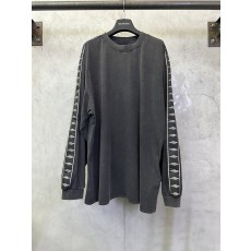 발렌시아가 자카드 로고 긴팔 티셔츠 001-173167