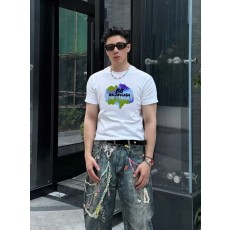 발렌시아가 BB 그래피티 프린트 머서라이즈드 코튼 티셔 001-173203