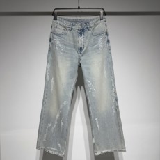 발렌시아가 핸드페인팅 루즈핏 데님 팬츠 001-173212