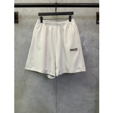 발렌시아가 콜라 웨이브 로고 자수 캐주얼 반바지 001-173215