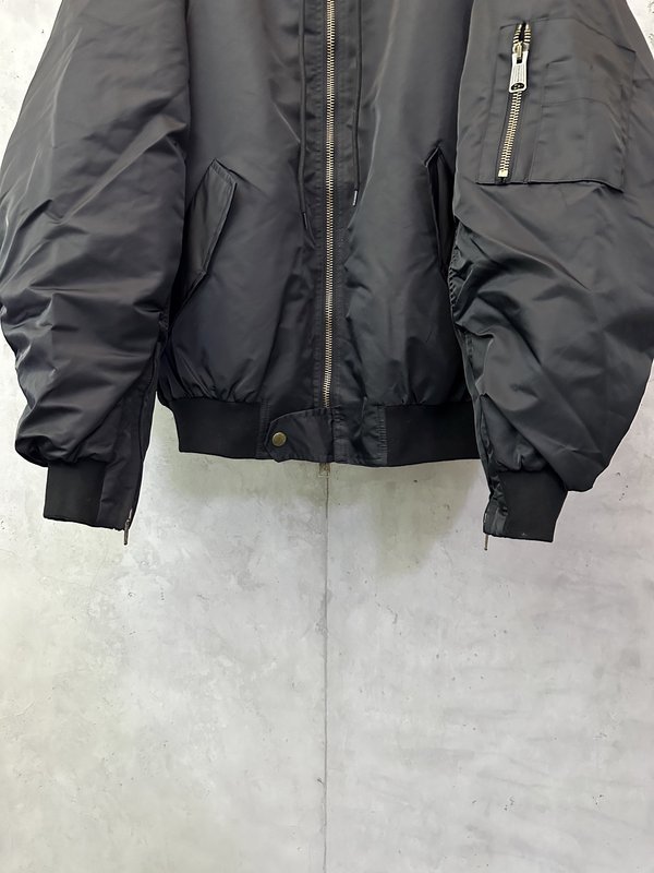 발렌시아가 밀 이삭 자수 파일럿 재킷 001-173282