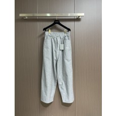 발렌시아가 코튼 데님 후드 티 팬츠 세트 001-173332