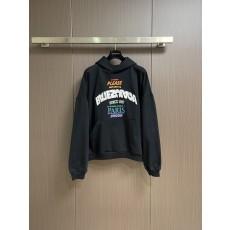 발렌시아가 입체 발포 프린트 후드 티셔츠 001-173345