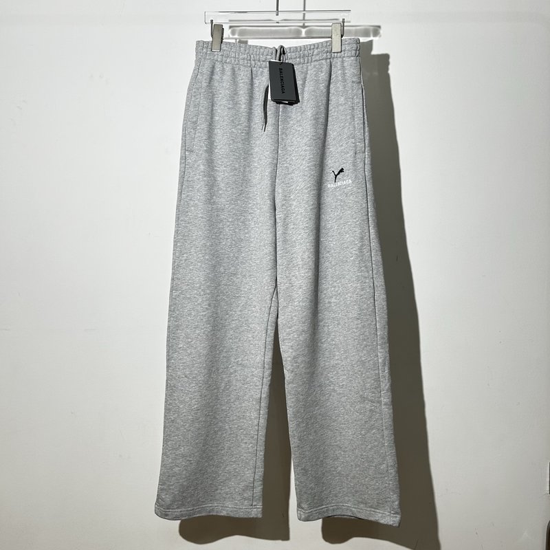 발렌시아가 푸마 콜라보 자수 와이드 트레이닝 팬츠 001-173349