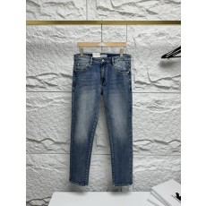 발렌시아가 남성 심플 스트레이트 비즈니스 데님 팬츠 001-173363
