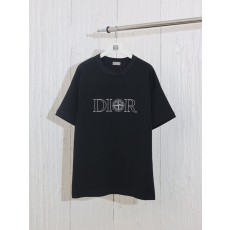 디오르 스톤아일랜드 콜라보 자수 반팔 티셔츠 001-173433