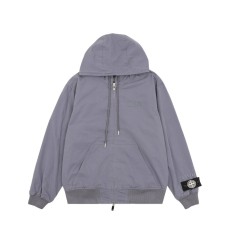 디올 스톤아일랜드 콜라보 자수 로고 후드 코트 001-173441