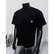 스톤아일랜드 클래식 엠블럼 라운드넥 반팔 티셔츠 001-173583