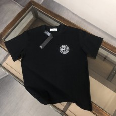스톤아일랜드 면 커플 반팔 티셔츠 001-173627