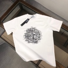 스톤아일랜드 코튼 프린팅 반팔 티셔츠 001-173630